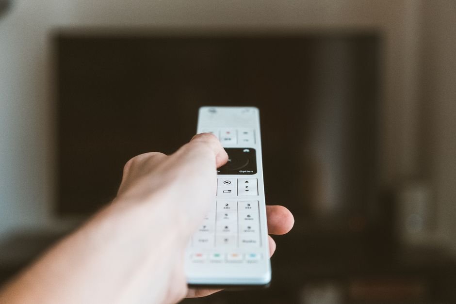 Searching for an IPTV app in the LG Content Store with the TV remote