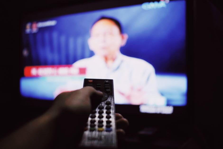 A stalled IPTV stream on a living room television