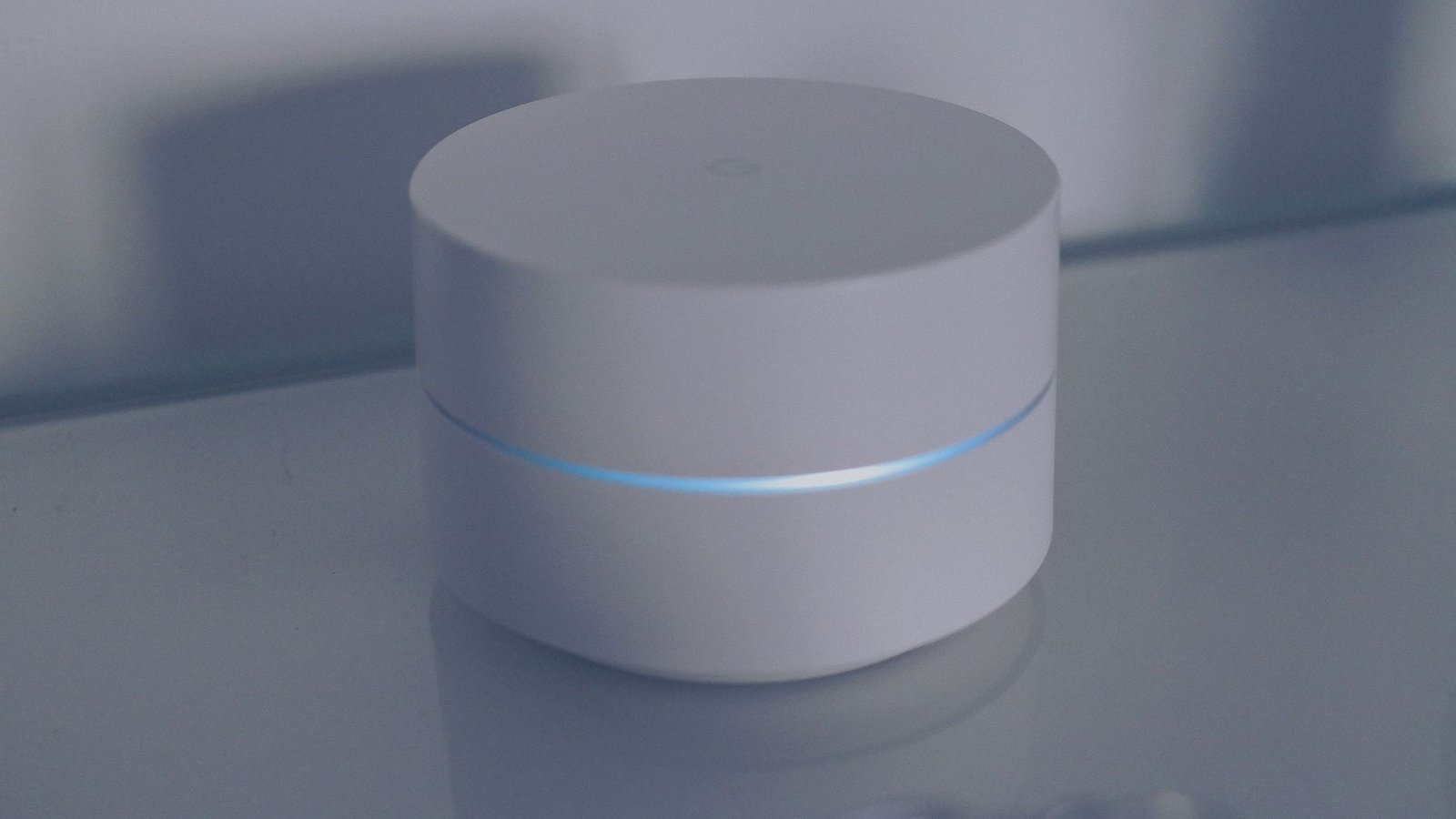 Home Wi-Fi router placed in the open so IPTV can be used on multiple devices in different rooms